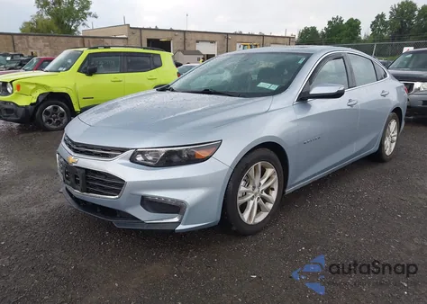 2018 Chevrolet Malibu Lt из США, поврежденный, VIN 1G1ZD5ST6JF126953